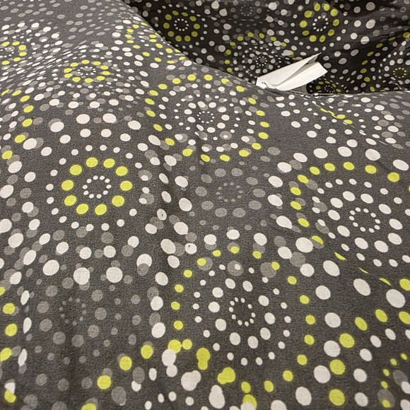 My Brest Friend Nursing Support Pillow Machine Washable Cover Gray Dots - Picture 2 of 10